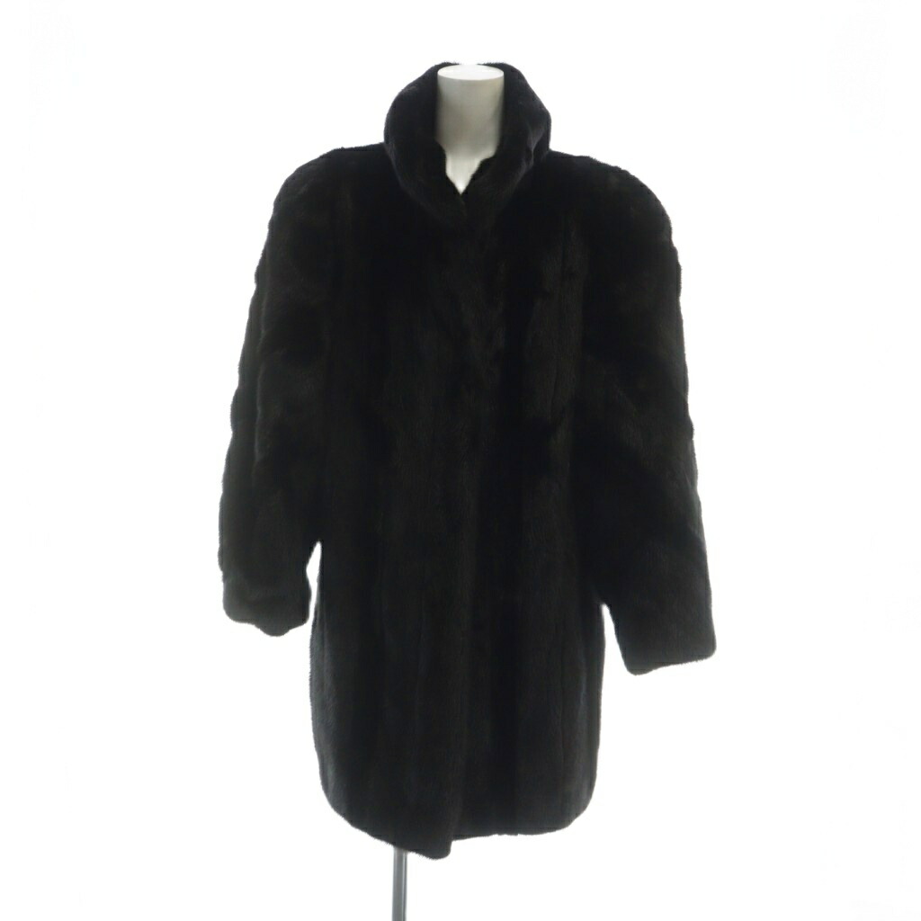 楽天市場】【中古】サガミンク SAGA MINK コート 毛皮 ミンク ブラウン