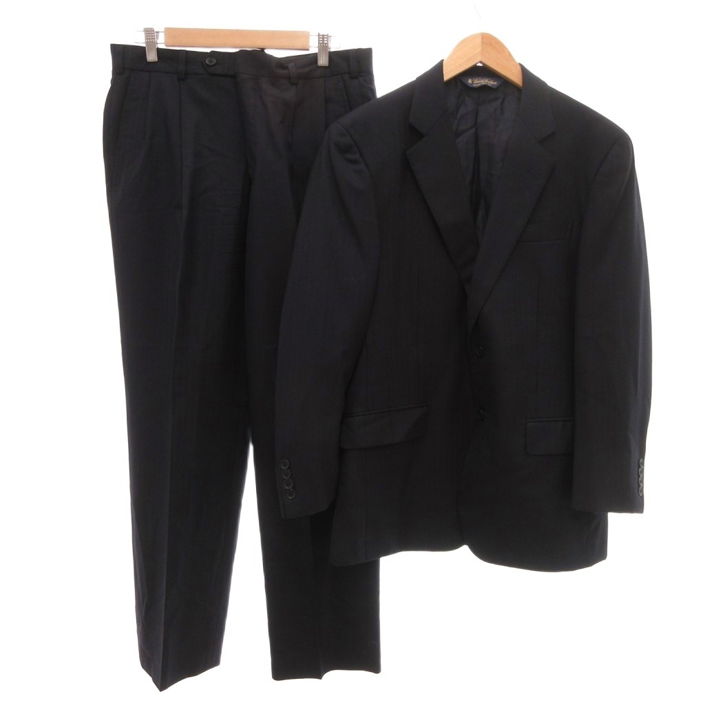 【中古】Burberrys ヴィンテージ シングルスーツ 2点セット テーラードジャケット 背抜き スラックス M L 黒 楽天市場】BROOKS BROTHERS ブルックスブラザーズ サイズ:42SHT 36W