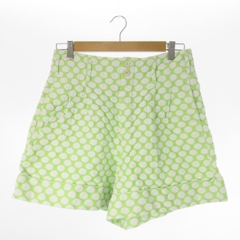 【中古】コムデギャルソン COMME des GARCONS ショートパンツ XS 緑 グリーン ドット柄 GK-P002 /AO23 ■GY01 メンズ 【ベクトル 古着】 251222