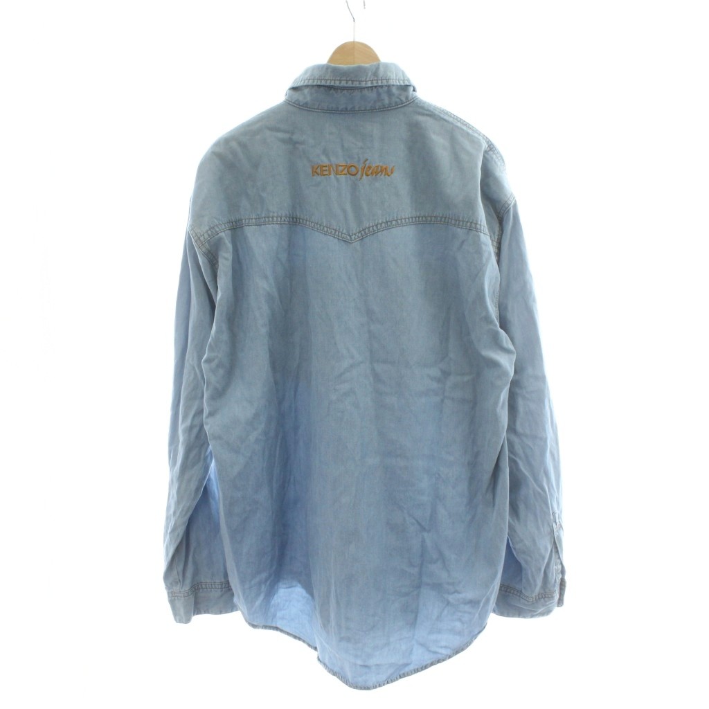 楽天市場】古着 KENZO ケンゾー ジーンズ 日本製 長袖 デニムシャツ M