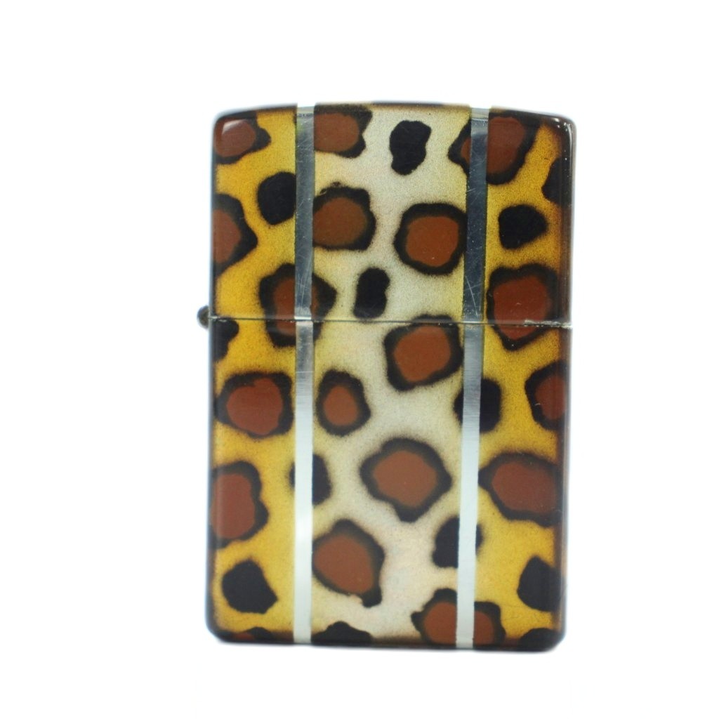 【中古】ジッポー ZIPPO オイルライター 喫煙具 小物 たばこ アニマル柄 火花確認済み 総柄 茶 ブラウン ■GY18 /MQ その他 【ベクトル 古着】 260215