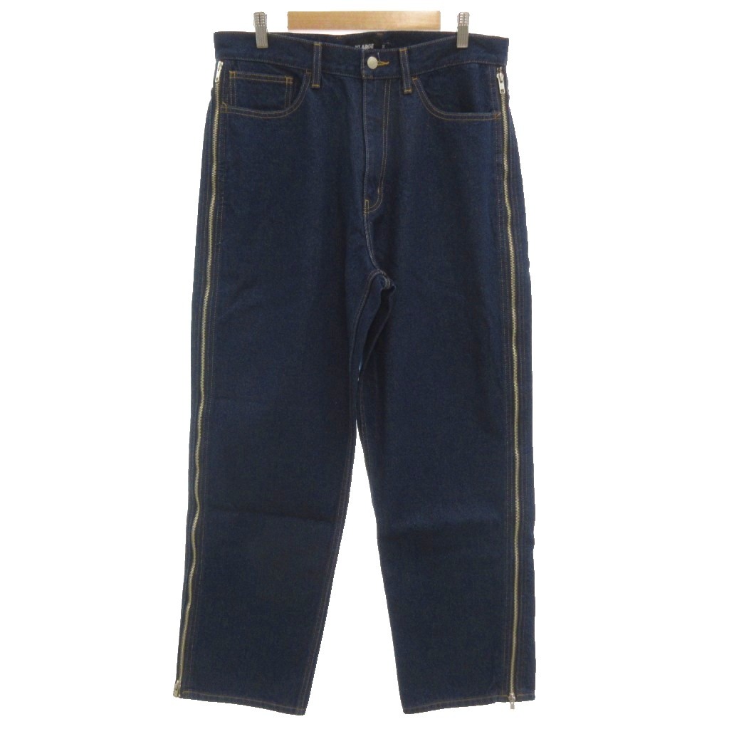 【中古】未使用品 エクストララージ X-LARGE タグ付き サイドジップデニムパンツ SIDE ZIP DENIM PANTS ジーンズ ジップフライ ストレート 36 インディゴブルー 101244031007 /GV ■GY18 メンズ 【ベクトル 古着】 251223