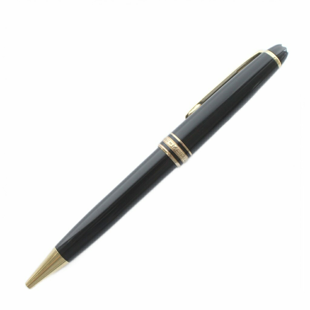 【中古】モンブラン MONT BLANC マイスターシュテュック ボールペン 文房具 筆記用具 回転式 ロゴ 黒 ブラック ゴールド色 /XZ ■GY18 その他 【ベクトル 古着】 251229