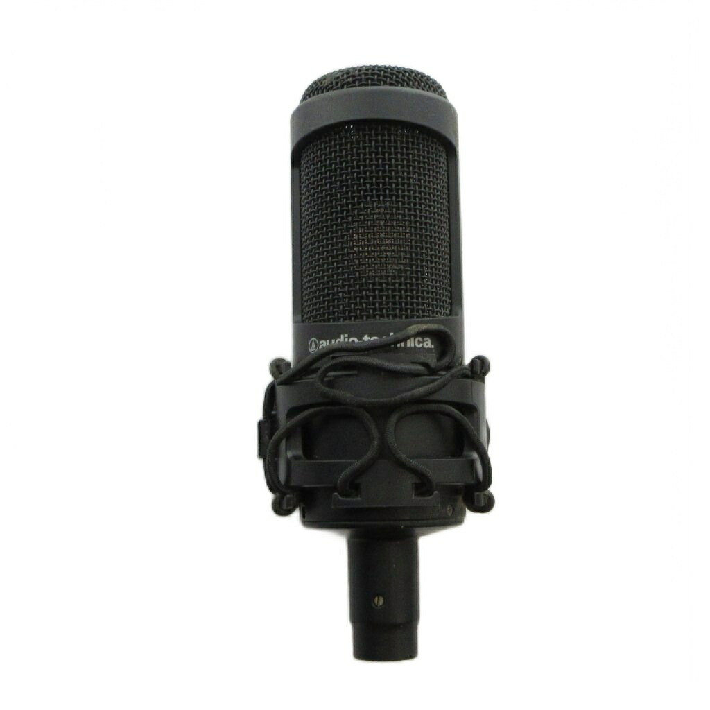 【中古】オーディオテクニカ Audio-technica ジャンク品 AT2035 マイクロホン コンデンサーマイク ロゴ 動作未確認 黒 ブラック ■GY11 /MQ その他 【ベクトル 古着】 260712｜ブランド古着の買取販売ベクトル