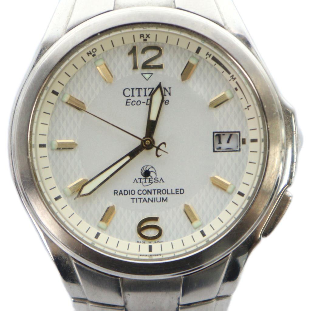 【稼働品】CITIZEN/シチズン アテッサ H415 電波ソーラー Yahoo!オークション -「h-415」(アテッサ) (シチズン)の落札相場・落札価格
