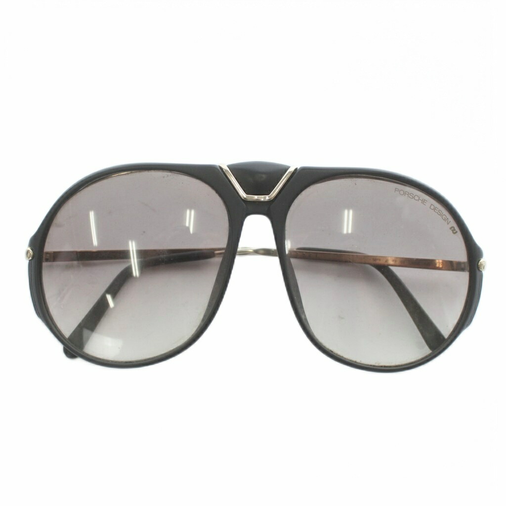 【中古】ポルシェデザイン カレ PORSCHE DESIGN Carrera 眼鏡 サングラス グラデーション ティアドロップ 61□04-140 黒 金色 ブラック ゴールドカラー /XZ ■GY18 メンズ レディース 【ベクトル 古着】 260113