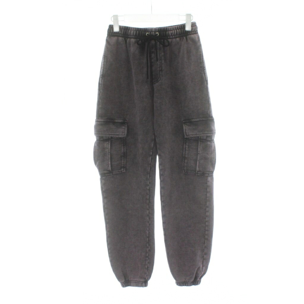 【中古】未使用品 エックスガール x-girl 25SS FADED CARGO SWEAT PANTS スウェットパンツ S 紫 パープル カーゴポケット ドローストリングウエスト ジョガーヘム 105251031007 /PP ■GY19 レディース 【ベクトル 古着】 260123