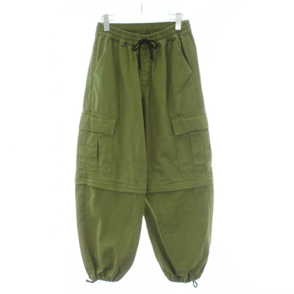 【中古】エクストララージ X-LARGE 25SS DETACHABLE DENIM PANTS パンツ S 緑 グリーン カーゴポケット ドローストリングウエスト デタッチャブル 101252031004 /PP ■GY19 メンズ 【ベクトル 古着】 260123