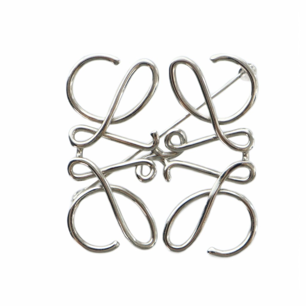 楽天市場】【ロエベ】Loewe Lロゴ Fパール ピンブローチ コサージュ