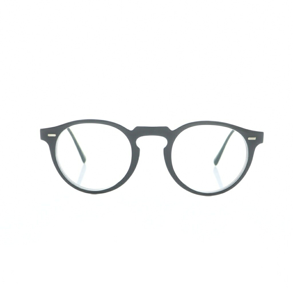 【中古】オリバー OLIVER OV5188F 眼鏡 めがね クリアレンズ ロゴ 黒縁 47□23-150 黒 ブラック ■GY18 /MQ レディース 【ベクトル 古着】 260119