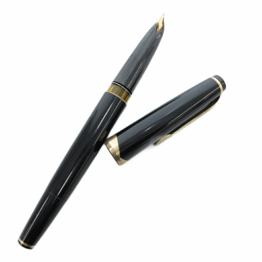 【中古】モンブラン MONT BLANC MEISTERSTUCK マイスターシュテュック No.14 万年筆 文房具 筆記具 黒 金色 ブラック ゴールドカラー /GV ■GY11 その他 【ベクトル 古着】 260210