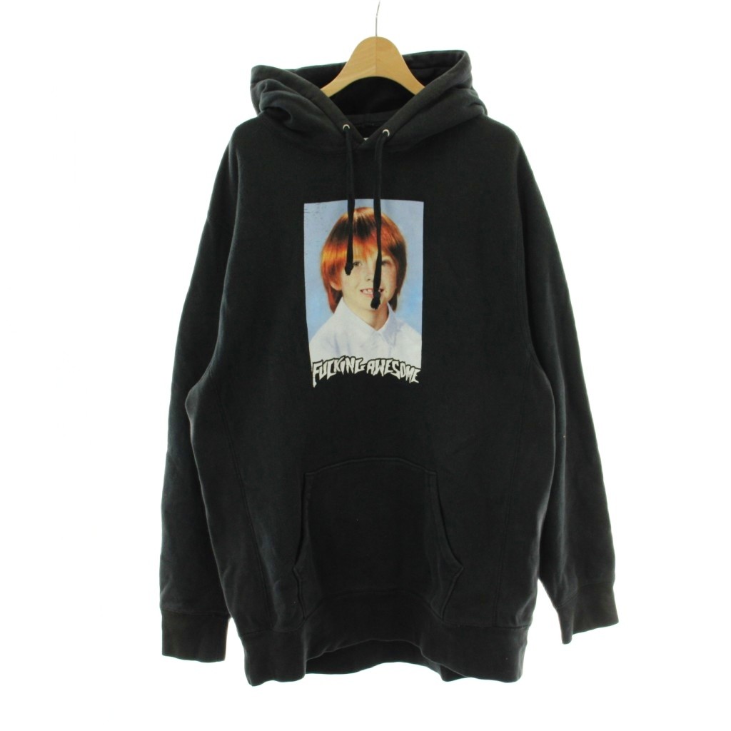 【中古】ファッキングオーサム FUCKING AWESOME 18AW エイダンクラスフォトフーディー Aidan Class Photo Hoodie プリント XL 黒 ブラック 長袖 パーカー /PP ■GY01 メンズ 【ベクトル 古着】 260216 7,739円