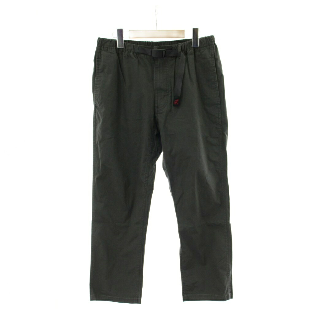 【中古】グラミチ GRAMICCI 17SS クライミングパンツ クロップド丈 M グレー 無地 ウェビングベルト GMP-17S034 /PP ■GY01 メンズ 【ベクトル 古着】 260216