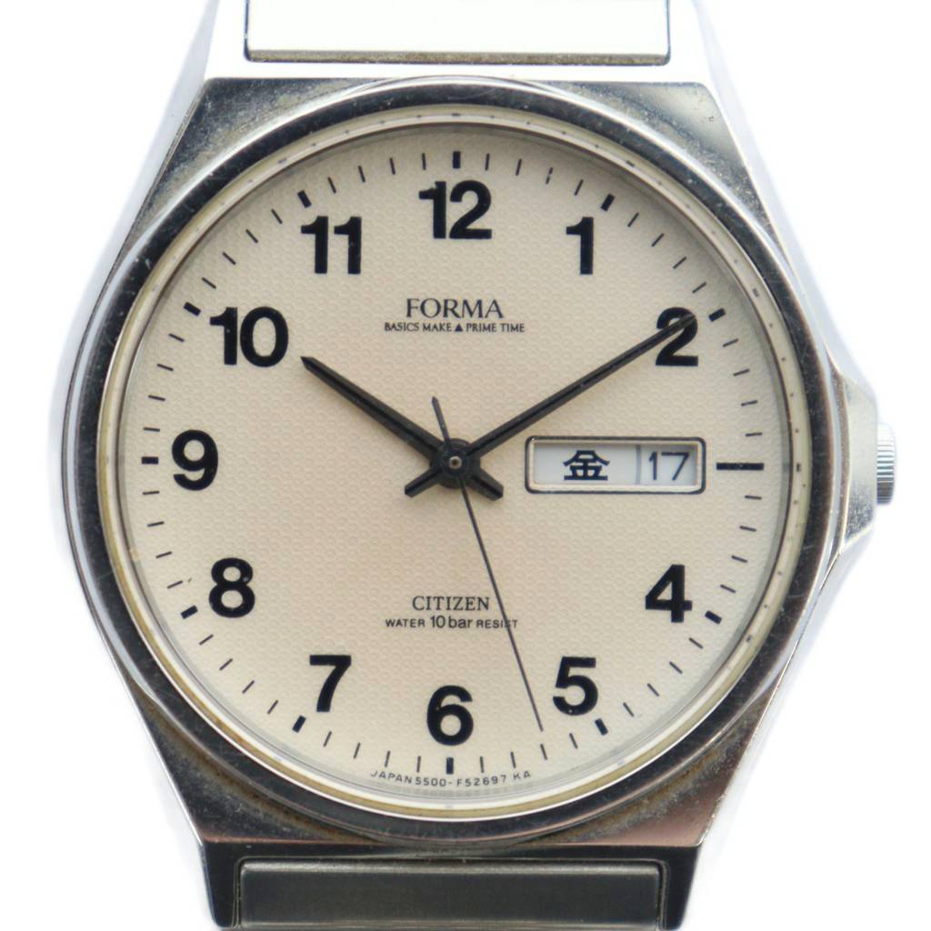 美品 CITIZEN シチズン FORMA フォルマ Eco-Drive エコドライブ 腕時計 