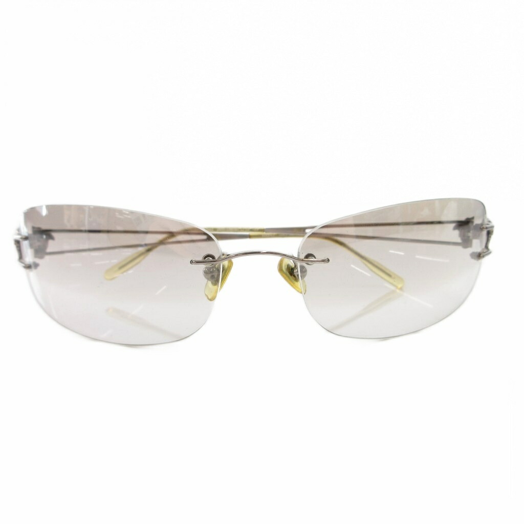 【中古】ヴェルサーチ ヴェルサーチェ VERSACE サングラス アイウェア メガネ メデューサ 61□13 125 グレー MOD.N43 /FF ■GY18  【ベクトル 古着】 260219