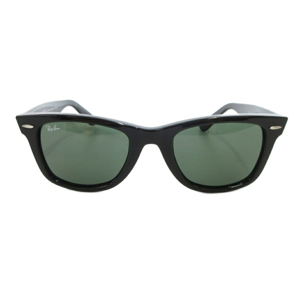 【中古】レイバン RAY BAN ORIGINAL WAYFARER CLASSIC 黒眼鏡 独居室ひな形 52□22 黒いこと 緑であること水晶体 RB2140-F /UO ■GY18 メンズ レディース 【ベクター 古着】 260206