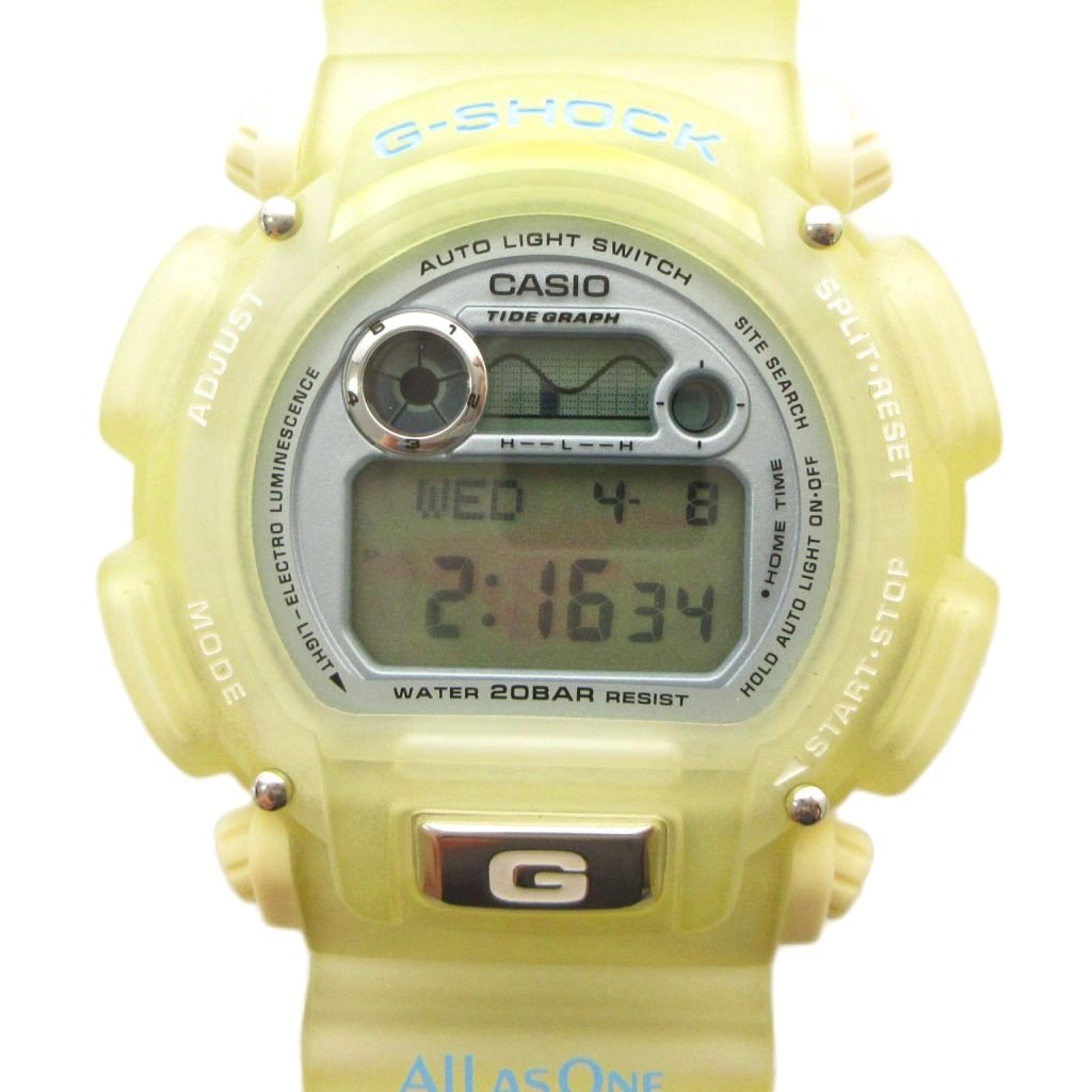 【中古】カシオジーショック CASIO G-SHOCK DW-9000K ウオッチ 御覧になる 石英 デジタル 暦付き添い人 黄 黄色 ■GY18 /MQ メンズ 【ベクター 古着】 260408