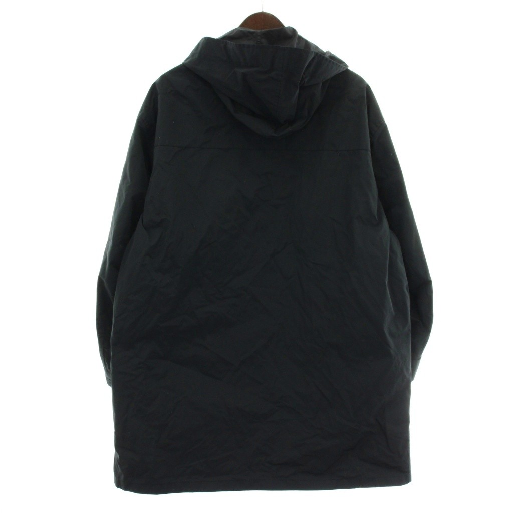 【中古】タトラス TATRAS 24AW タロ TARO ダウンジャケット アウター ナイロン 切り替え ミドル フード ジップアップ ロゴ 04 黒 ブラック MTAT24A4840-D /XZ ■GY40 メンズ 【ベクトル 古着】 260204｜ブランド古着の買取販売ベクトル