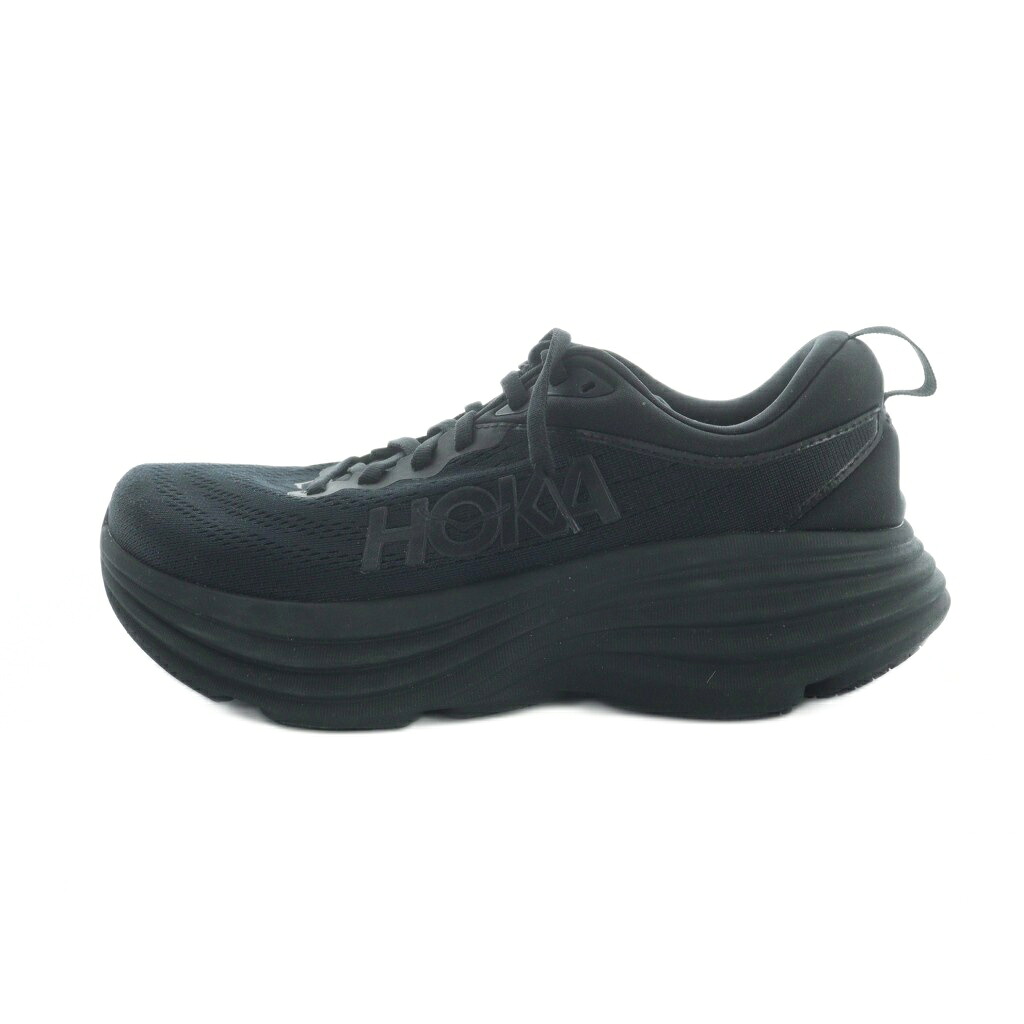 【中古】ホカオネオネ HOKA ONE ONE BONDI 8 1123202 スニーカー シューズ 靴 ロゴ 26cm 黒 ブラック ■GY40 /MQ メンズ 【ベクトル 古着】 260126