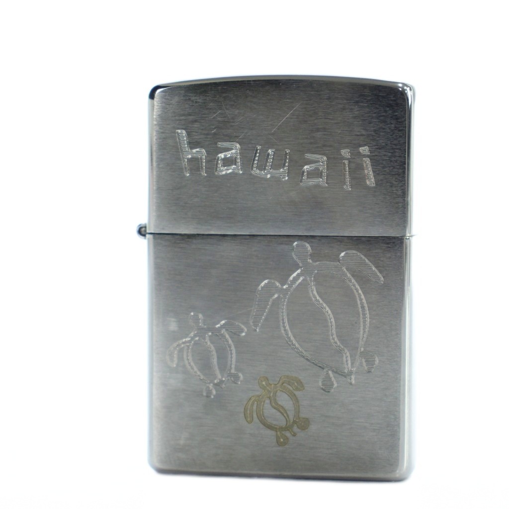 【中古】ジッポー ZIPPO オイルライター hawaii カメ 喫煙具 たばこ 小物 着火確認済み シルバー色 ■GY11 /MQ その他 【ベクトル 古着】 260215