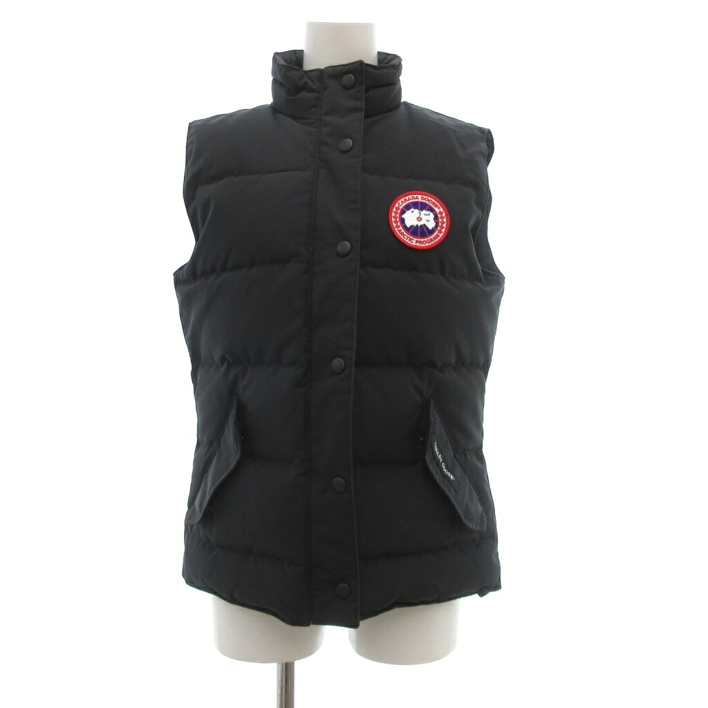 【中古】カナダグース CANADA GOOSE フリースタイルベスト ダウン アークティックテック S 黒 ブラック 2832L /UO ■GY18 レディース 【ベクトル 古着】 260212|ブランド古着の買取販売ベクトル
