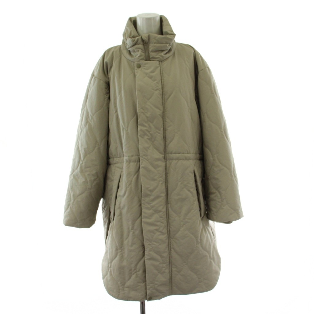 【中古】ズッカ zucca プリマロフト primaloft ロングコート ひょうたんキルト ドローコード スタンドカラー オーバーサイズ /PP ■GY18 レディース 【ベクトル 古着】 260218|ブランド古着の買取販売ベクトル
