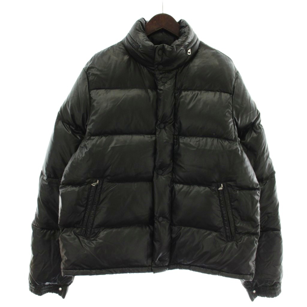 【中古】モンク軌跡 MONCLER エベレスト山 EVEREST 落ち込む上衣 アウター ナイロン ボンネット納める式 ジップアップ ロゴタイプ 紋章 5 XXL～3XL 黒 黒いこと 41310/50/68959 /XZ ■GY18 メンズ 【ベクター 古着】 260207