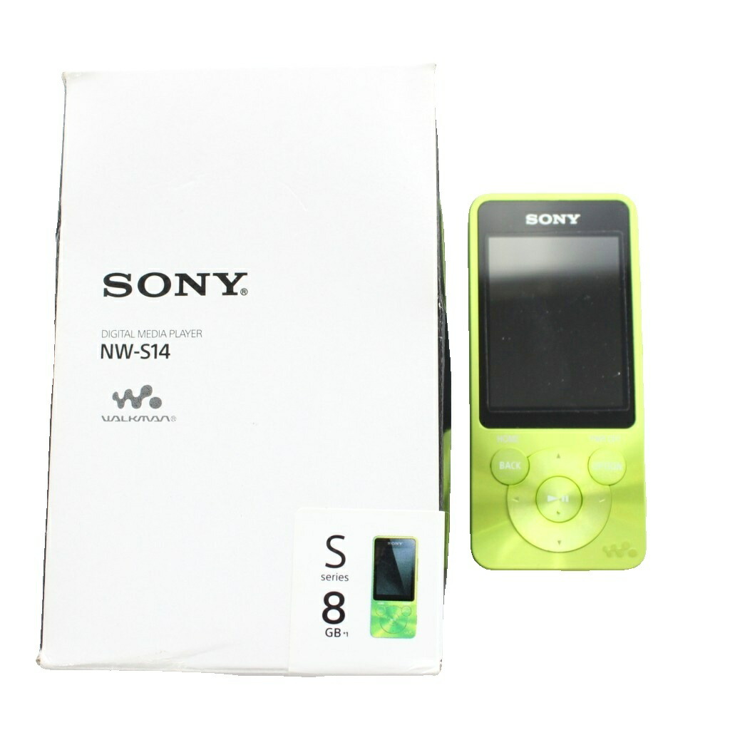 【中古】SONY ソニー WALKMAN ウォークマン ポータブルメディアプレイヤー 8GB 初期化済み 動作確認済 緑 グリーン NW-S14 /MW ■GY18 その他 【ベクトル 古着】 260303