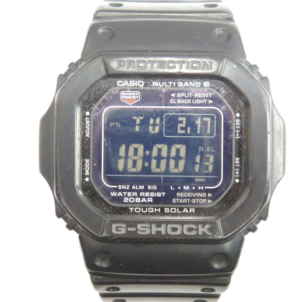 【中古】カシオジーショック CASIO G-SHOCK GW-M5610 ウオッチ ご覧なさる ソーラー デジタル 暦付き添い人 デイト ロゴタイプ 黒 黒いこと ■GY18 /MQ メンズ 【ベクター 古着】 260218