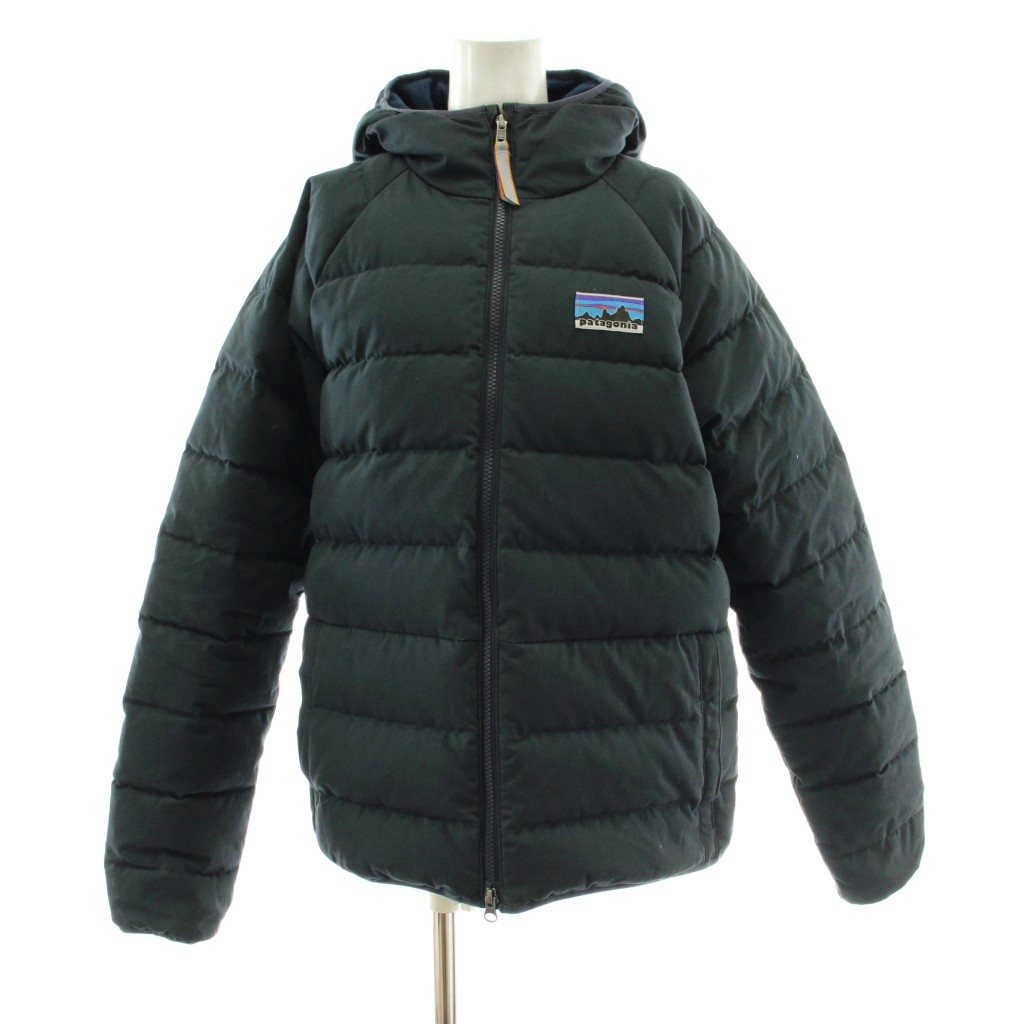 【中古】パタゴニア Patagonia 50周年記念 VIVA LOS FUN HOGS ダウンジャケット コットン M ネイビー 紺 フーディー /PP ■GY12 メンズ レディース 【ベクトル 古着】 260227｜ブランド古着の買取販売ベクトル