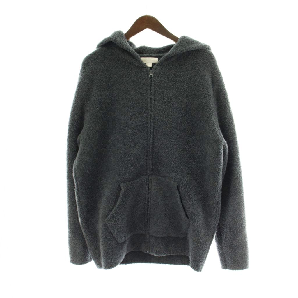 【中古】ベアフットドリームス BAREFOOT DREAMS ロンハーマン Ron Herman パイル ジップアップ パーカー M 米国海軍 紺 フーディー SZMCC1785 /PP ■GY19 メンズ 【ベクター 古着】 260227 パーカー-メンズファッション