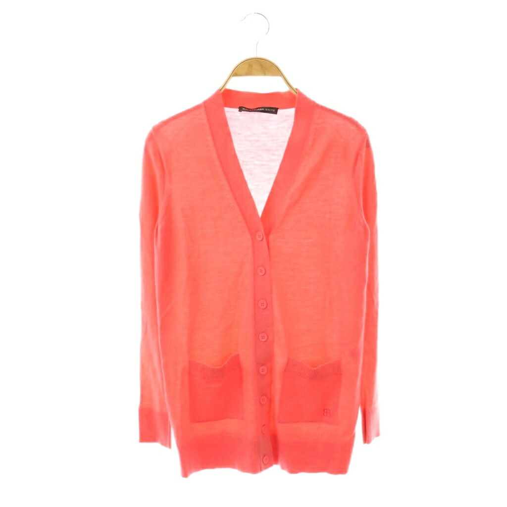 【中古】バレンシアガ BALENCIAGA KNITS ジレー 編み物 長袖 カシミール 36 サクラ色 /HK ■GY19 レディース 【ベクター 古着】 260303