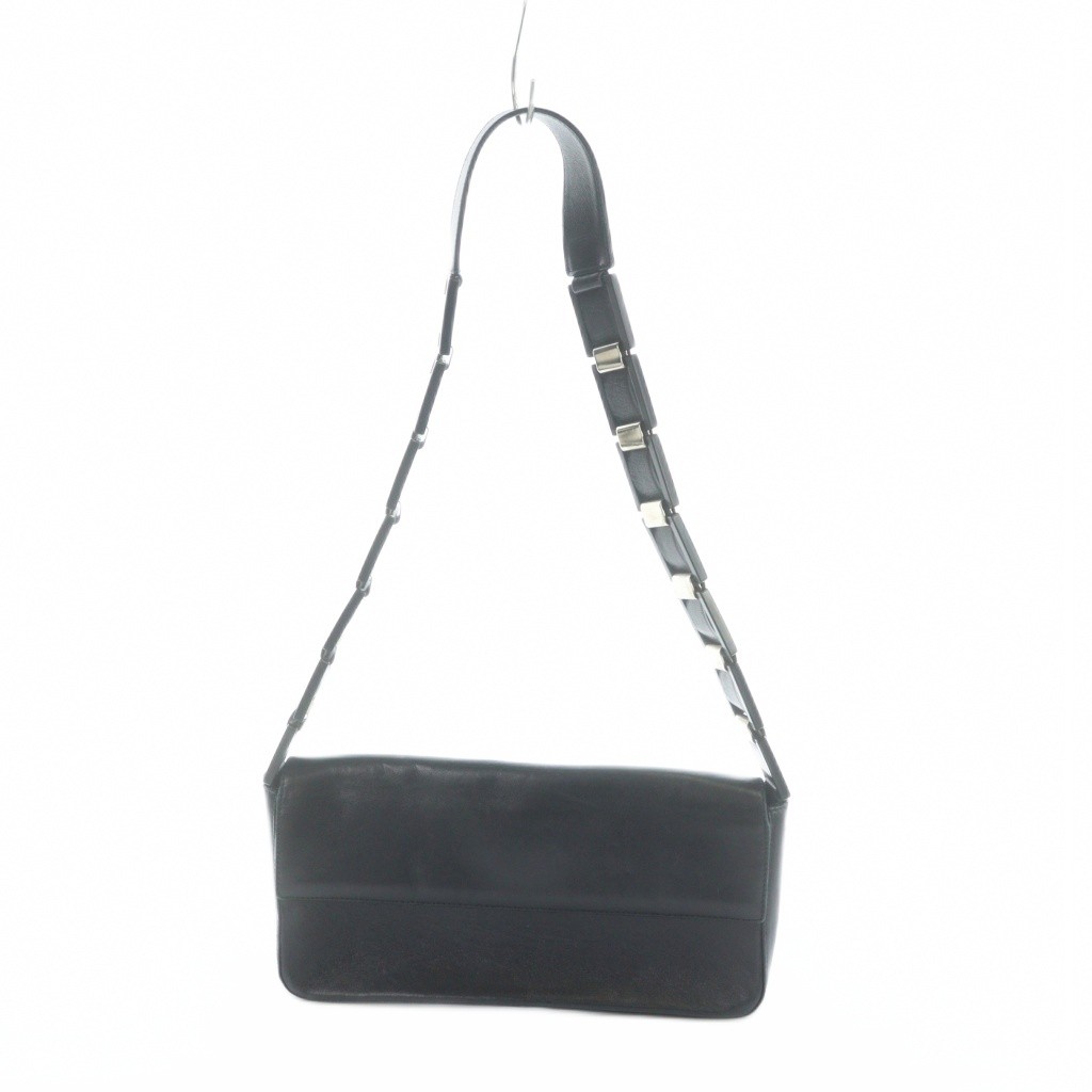【中古】サルヴァトーレフェラガモ Salvatore Ferragamo ハンドバッグ ワンショルダー レザー ロゴ 黒 ブラック ■GY11 /MQ レディース 【ベクトル 古着】 260302