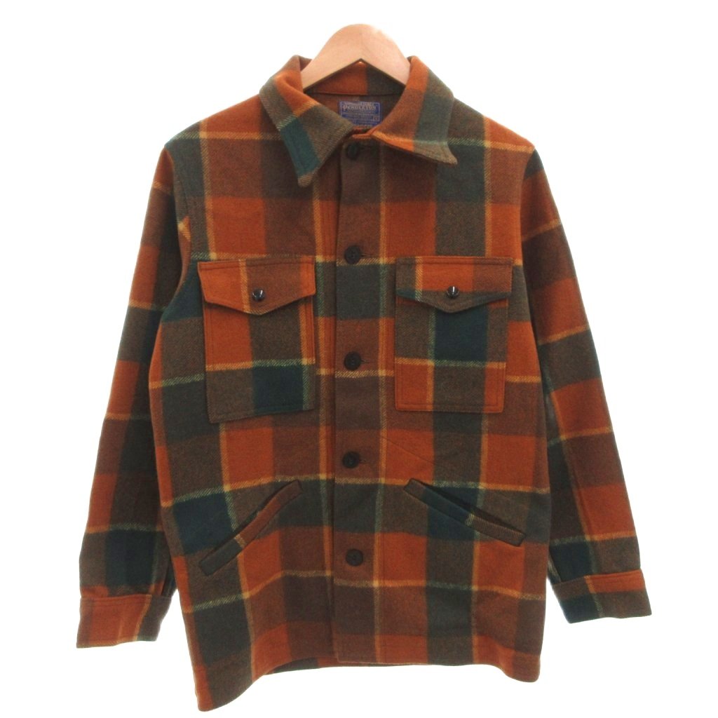 【中古】ペンドルトン PENDLETON プルオーバー上衣 フランネルプルオーバー 長袖 羊毛 USA製 S マルチ色合い /FF ■GY12 メンズ 【ベクター 古着】 260325