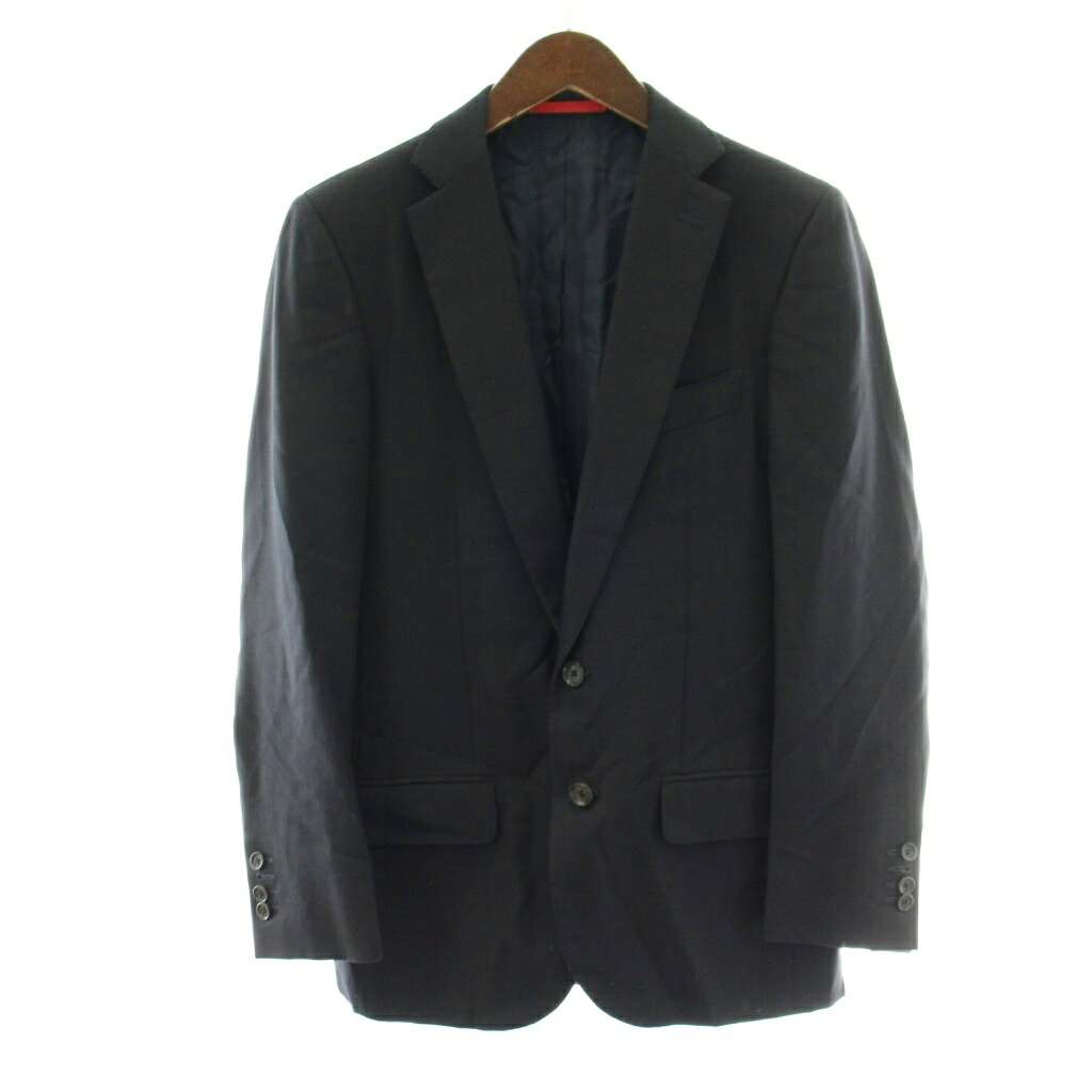【中古】イザイア ISAIA ユナイテッドアローズ UNITED ARROWS テーラードジャケット ウール 44 ダークネイビー シングル 1122-343-0402 /PP ■GY12 メンズ 【ベクトル 古着】 260226