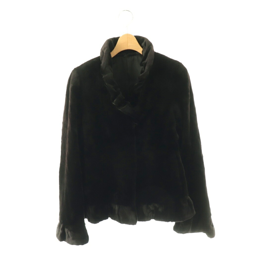 【中古】サガファーズ SAGA FURS ジャケット コート ファー アウター 13 ダークブラウン /NR ■GY18 レディース 【ベクトル 古着】 260310