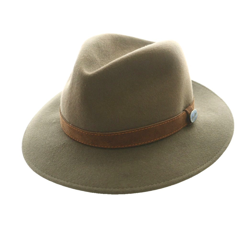 【中古】ボルサリーノ Borsalino 中折れハット 帽子 毛 茶 ブラウン /SS ■OS ■GY11 メンズ 【ベクトル 古着】 260311