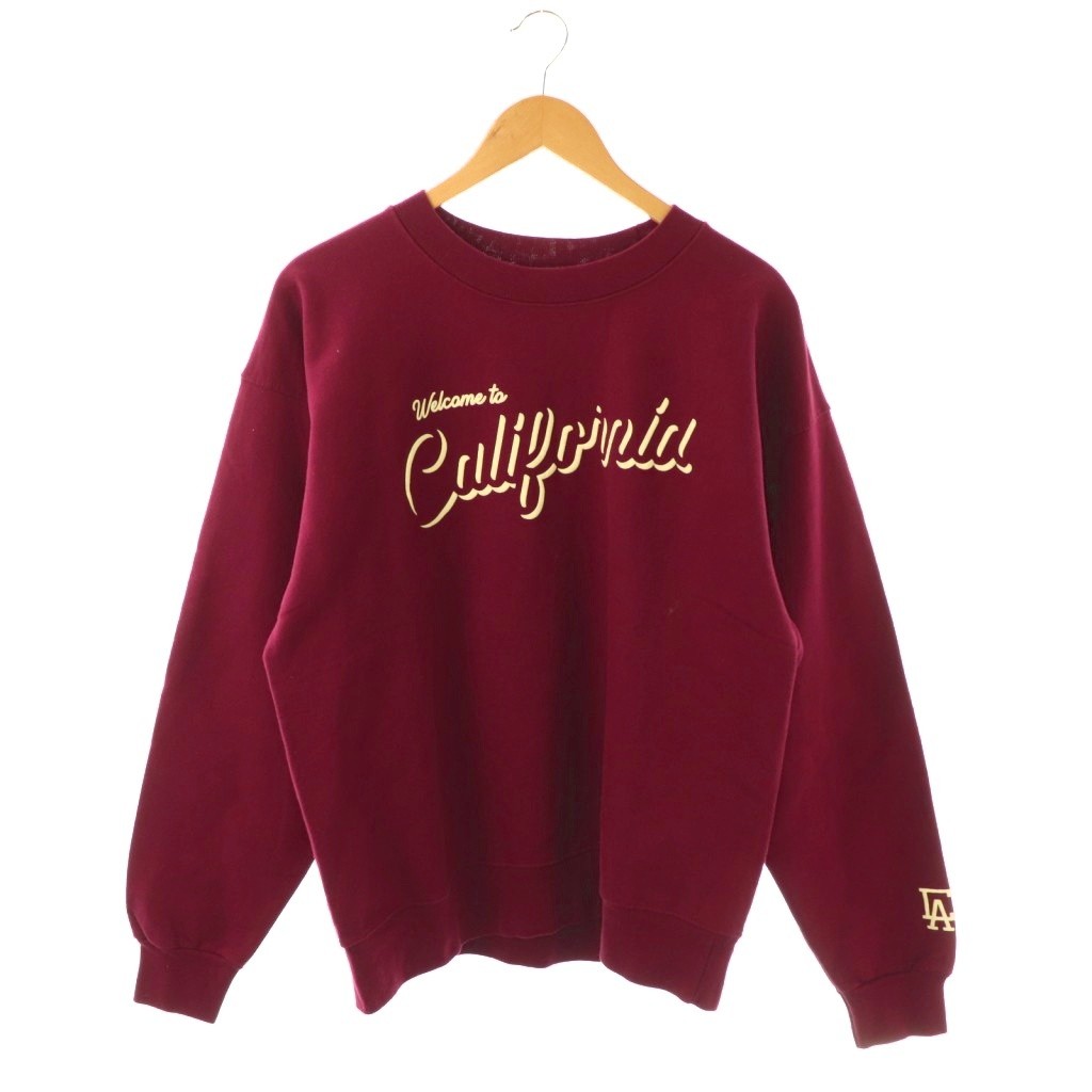 【中古】カリフォークス CALIF OLKS Welcome to California スウェット トレーナー M レッド /DF ■GY03 メンズ 【ベクトル 古着】 260304｜ブランド古着の買取販売ベクトル