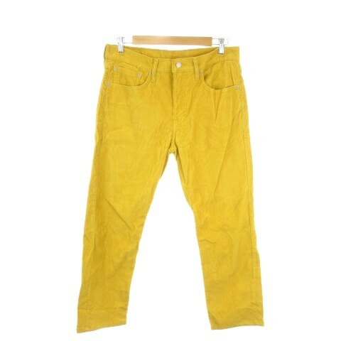 【中古】リーバイス Levi's 502 コーデュロイパンツ 32 黄 イエロー /MN35 ■GY99 メンズ 【ベクトル 古着】 260304