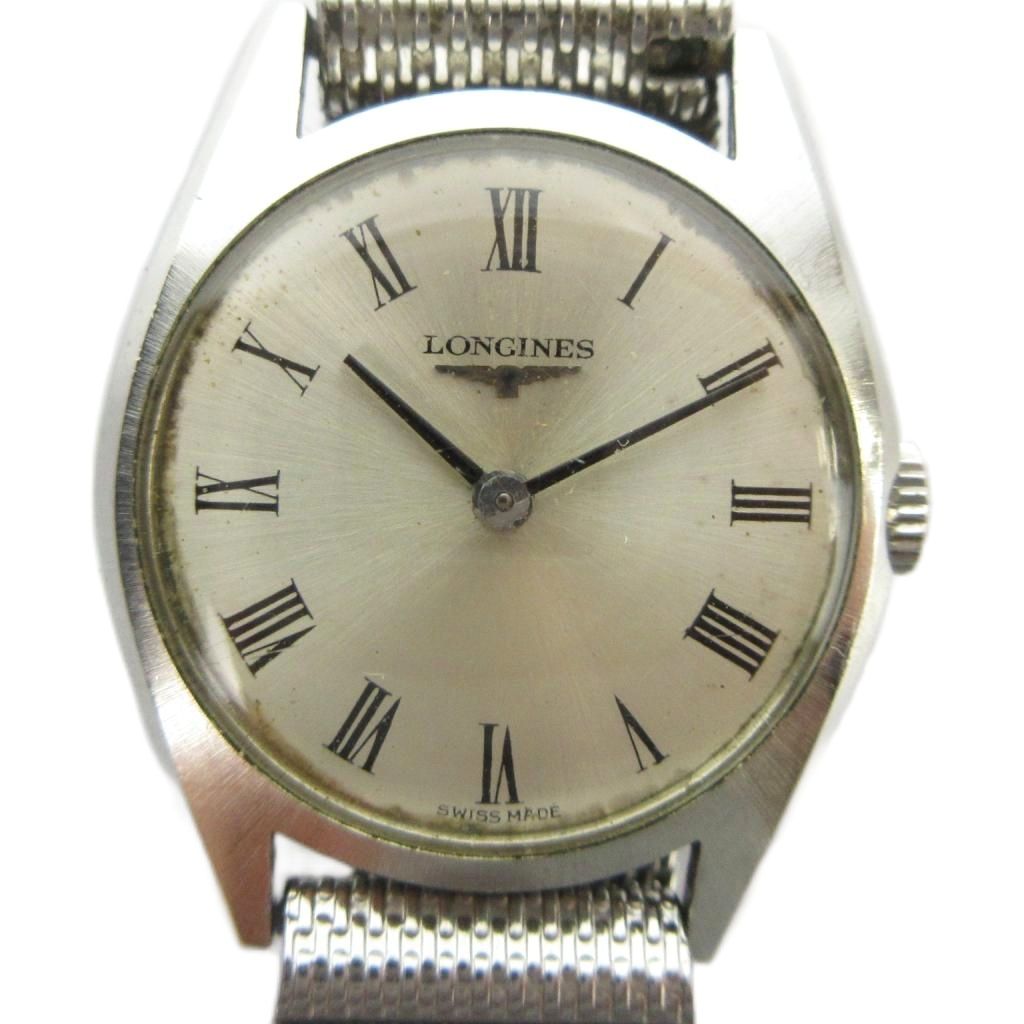 【中古】ロンジン LONGINES 腕時計 ウォッチ 手巻き ロゴ シルバー色 ■GY18 /MQ レディース 【ベクトル 古着】 260418｜ブランド古着の買取販売ベクトル