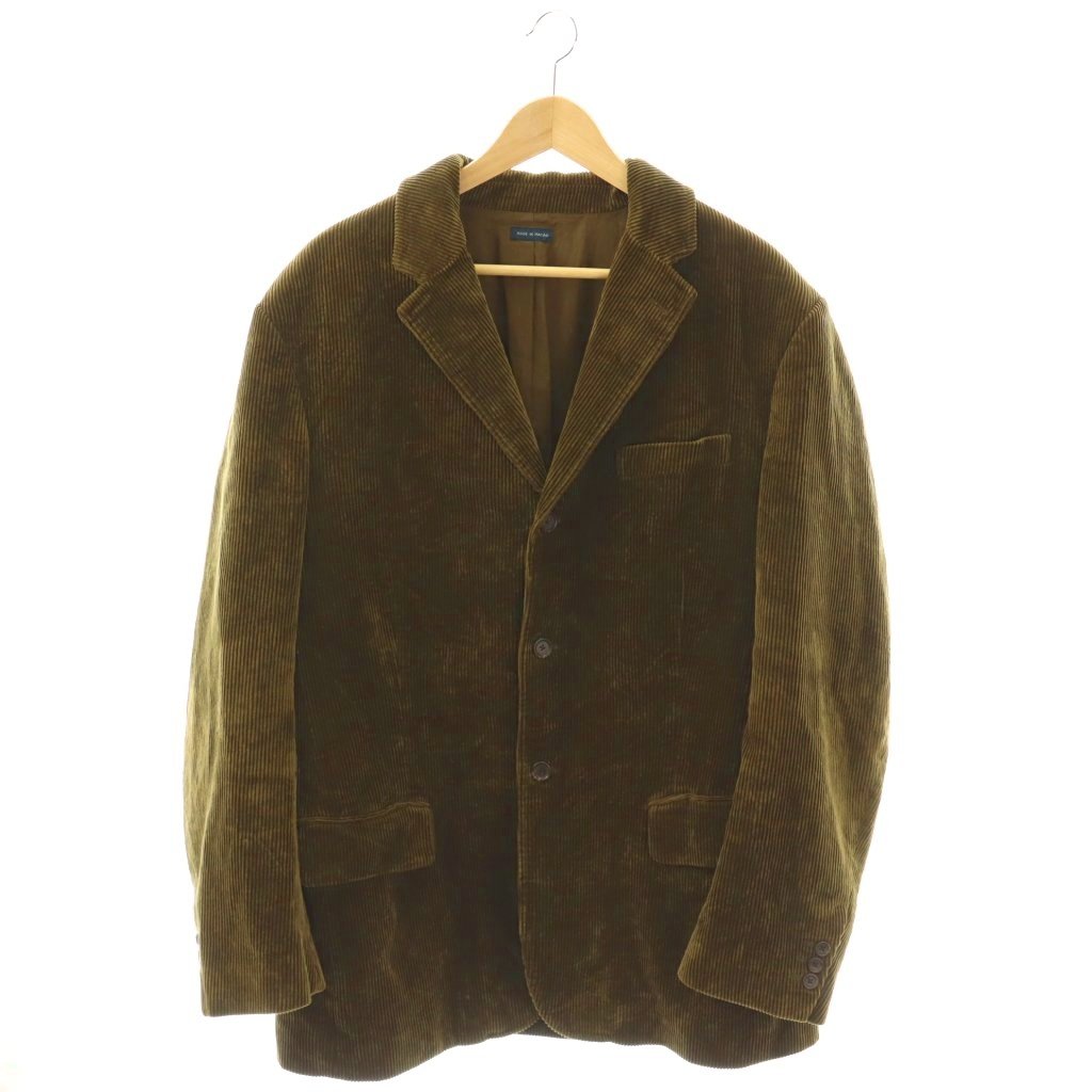 【中古】ポロ バイ ラルフローレン Polo by Ralph Lauren ヴィンテージ 80’S 90\u0027S コーデュロイテーラードジャケット カーキ /SS ■os メンズ 【ベクター 古着】 260316