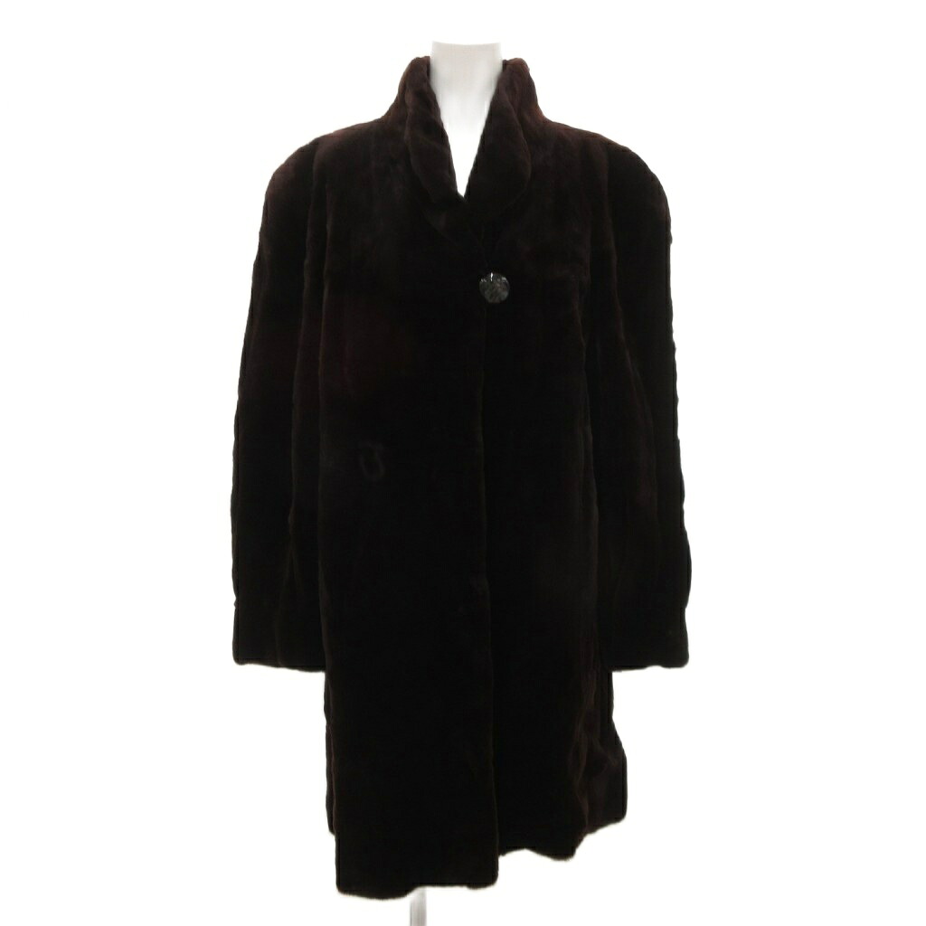 【中古】サガミンク SAGA MINK 銀サガ ファーコート シェアードミンク ロング F 茶 ブラウン /JS ■GY11 レディース 【ベクトル 古着】 260319｜ブランド古着の買取販売ベクトル