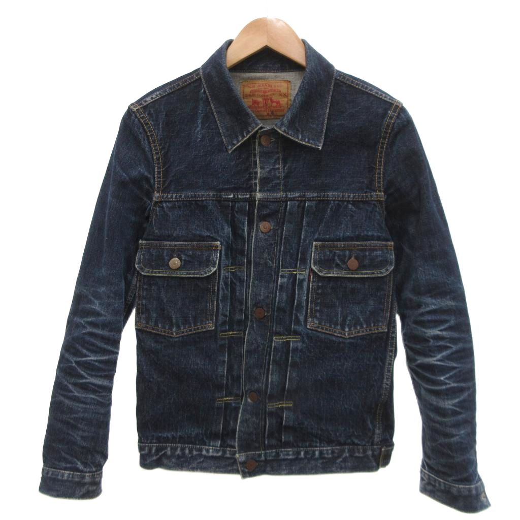 【中古】TCBジーンズ TCB JEANS 50's JEAN JACKET 2nd タイプ デニムジャケット ジージャン ハチノス フラップポケット 36 インディゴブルー /JS ■GY18 メンズ 【ベクトル 古着】 260320
