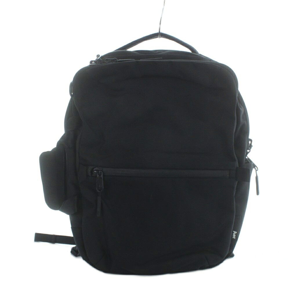 【中古】Aer Flight Pack 3 リュックサック バックパック ハンド 3WAY ビジネス ロゴ AER21010 黒 ブラック ■GY35 /MQ メンズ 【ベクトル 古着】 260315