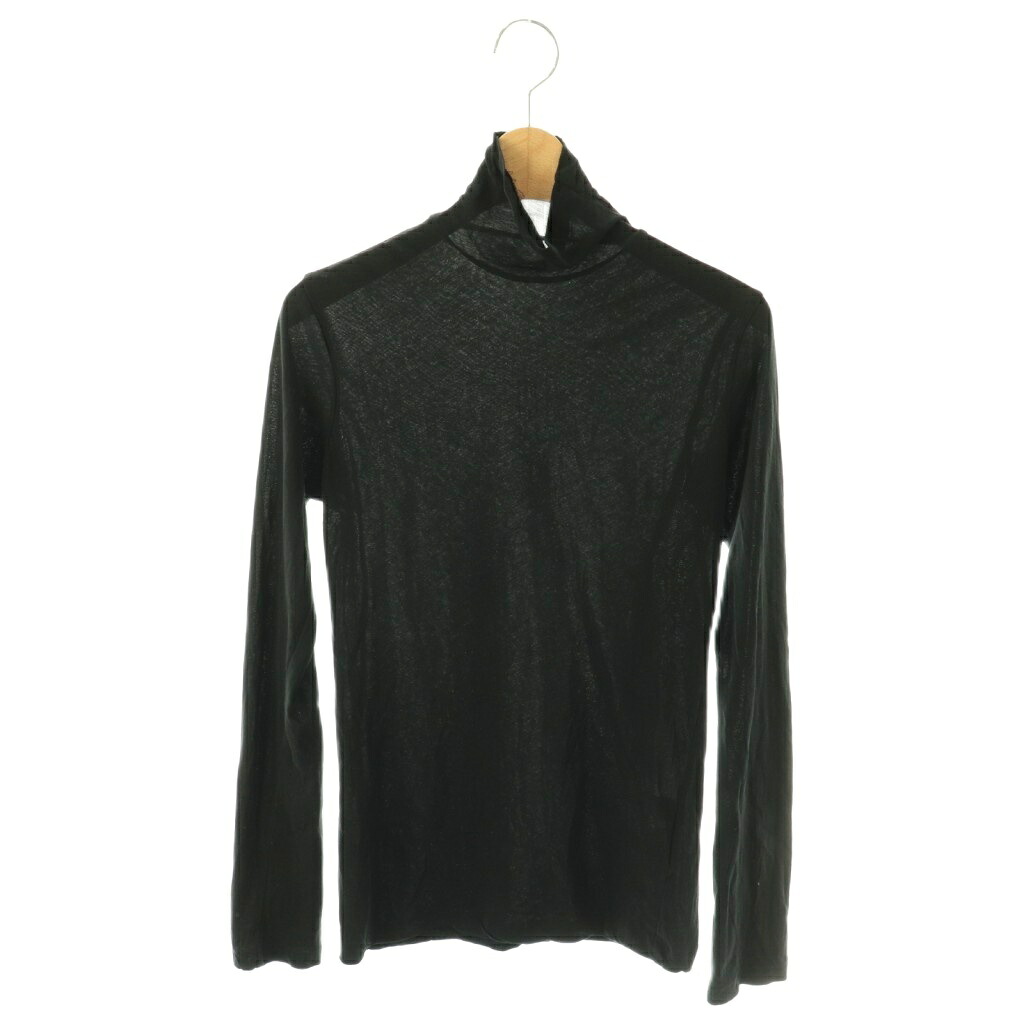 【中古】ヨウジヤマモト YOHJI YAMAMOTO COSMORAMA HIGH GAUGE PS RN L-SLV カットソー 長袖 ハイネック 2 ブラック /ES ■GY35 レディース 【ベクトル 古着】 260330