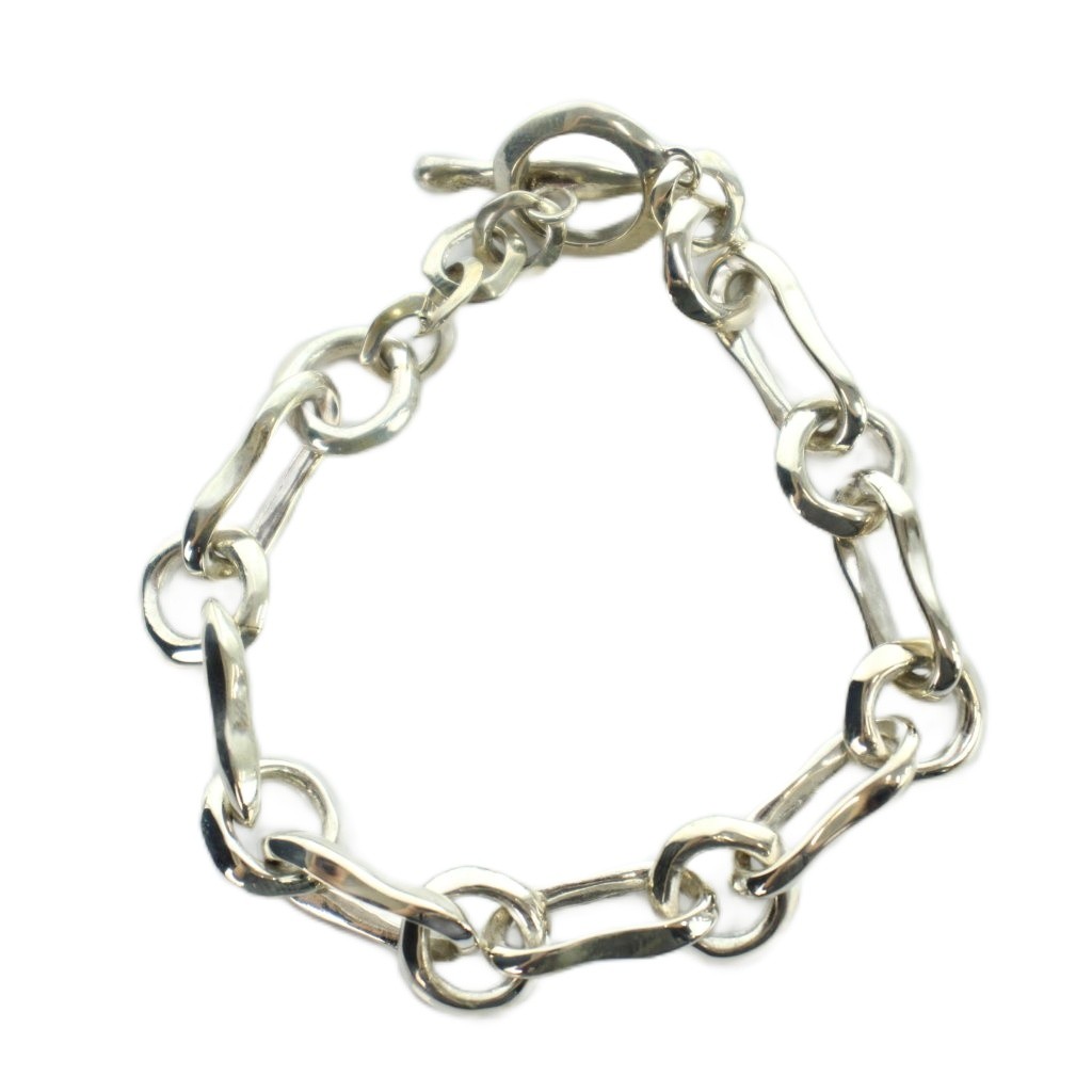 【中古】TATEOSSIAN チェーン店腕輪 添え物 バングル Silver925 しろがね色色 ■GY35 /MQ メンズ 【ベクター 古着】 260326