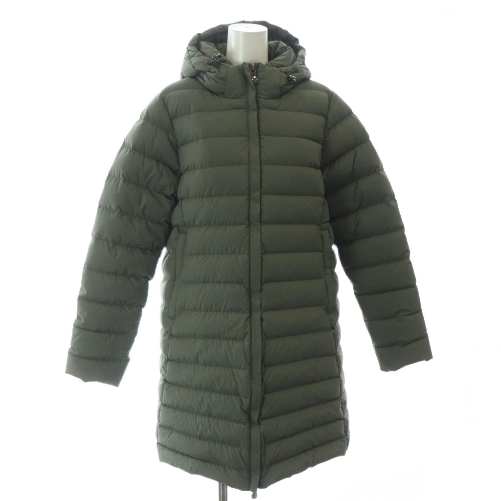 【中古】ピレネックス Pyrenex SPOUTNIC 2 SOFT COAT スプートニック 2 ホンブルグ帽 厚地の外套 落ち込む厚地の外套 ボンネット 40 デープカーキ 緑 緑であること /MW ■GY19 レディース 【ベクター 古着】 260312