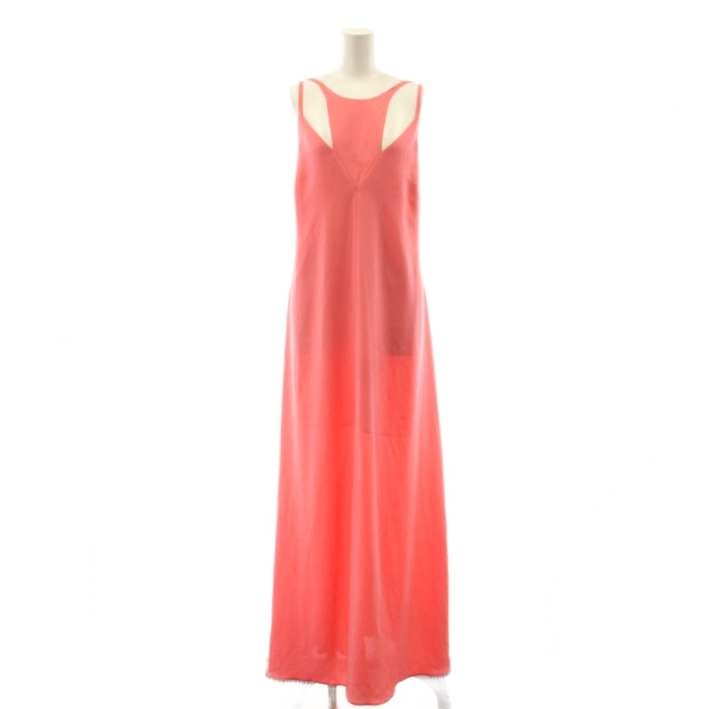 【中古】ビーシービージーマックスアズリア BCBGMAXAZRIA ストラップカットアウト マキシドレス キャミワンピース フレア ロング マキシ XXS ピンク GTW6188129 /KU ■GY19 レディース 【ベクトル 古着】 260321