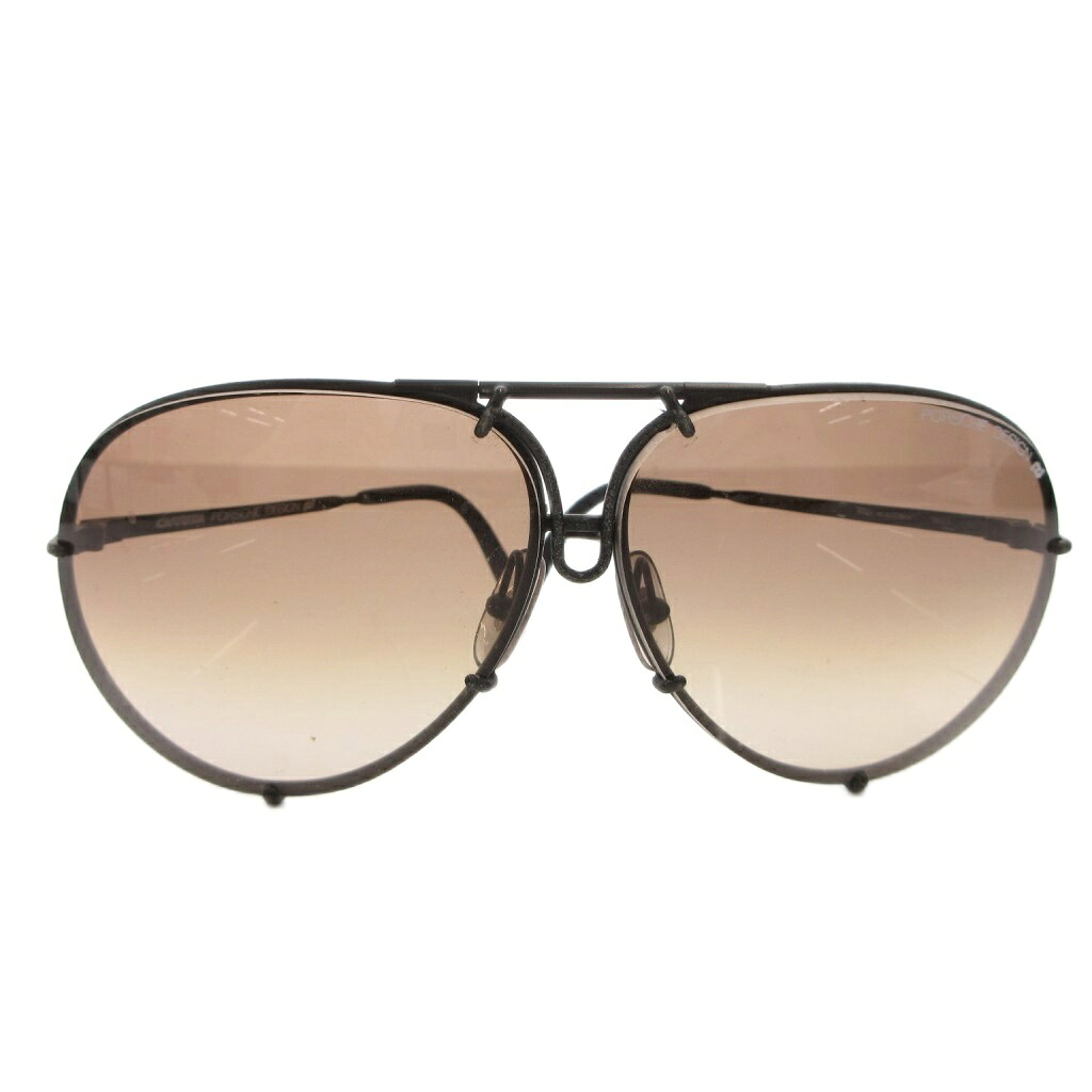 【中古】ポルシェ デザイン PORSCHE DESIGN サングラス アイウェア メガネ ティアドロップ 茶 ブラウン 80-03979 /FF メンズ レディース 【ベクトル 古着】 260327