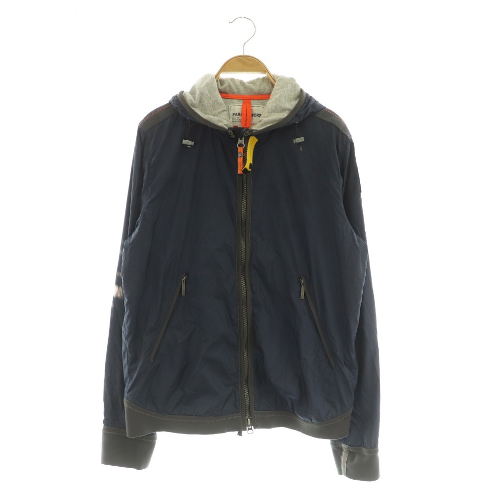 【中古】パラジャンパーズ PARAJUMPERS active ナイロンパーカー ジップアップ S ネイビー /MY ■OS ■GY35 メンズ 【ベクトル 古着】 260321